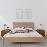 Noptiere, 2 buc, maro miere, 40x34x35 cm, lemn masiv de pin GartenMobel Dekor