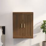 Dulap de perete, stejar maro, 69,5x32,5x90 cm, lemn prelucrat GartenMobel Dekor