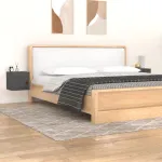 Dulapuri de perete, 2 buc., gri, 31,5x30x30 cm, lemn masiv pin GartenMobel Dekor