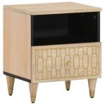 Noptiere, 2 buc., 40x33x46 cm, lemn masiv de acacia GartenMobel Dekor