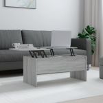 Măsuță de cafea, gri sonoma, 102x50,5x46,5 cm, lemn prelucrat GartenMobel Dekor