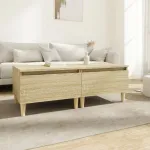 Mese laterale 2 buc. stejar sonoma 50x46x35 cm lemn compozit GartenMobel Dekor