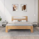 Noptiere, 2 buc., gri beton, 50x46x50 cm, lemn prelucrat GartenMobel Dekor