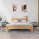 Noptiere, 2 buc., gri sonoma, 50x46x50 cm, lemn prelucrat GartenMobel Dekor