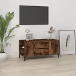 Comodă TV, stejar fumuriu, 102x44,5x50 cm, lemn prelucrat GartenMobel Dekor