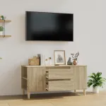 Comodă TV, stejar sonoma, 102x44,5x50 cm, lemn prelucrat GartenMobel Dekor