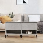Mese laterale, 2 buc., gri beton, 50x46x50 cm, lemn compozit GartenMobel Dekor