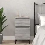 Noptieră, gri sonoma, 40x35x70 cm GartenMobel Dekor