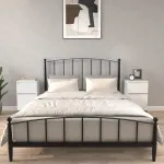 Noptiere, 2 buc., alb, 40x35x70 cm GartenMobel Dekor