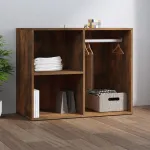 Dulap de dressing, stejar fumuriu, 80x40x65 cm, lemn compozit GartenMobel Dekor