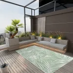 Covor de exterior, verde, 120x180 cm, PP GartenMobel Dekor