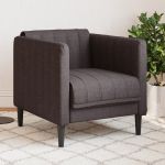 Fotoliu, maro închis, material textil GartenMobel Dekor