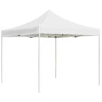 Cort de petrecere pliabil profesional, alb, 2 x 2 m, aluminiu GartenMobel Dekor