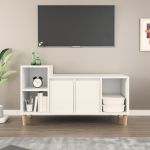 Comodă TV, alb, 100x35x55 cm, lemn prelucrat GartenMobel Dekor