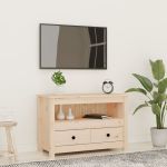 Comodă TV, 79x35x52 cm, lemn masiv de pin GartenMobel Dekor