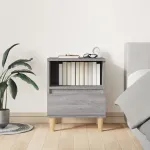 Noptieră, gri sonoma, 40x35x50 cm GartenMobel Dekor