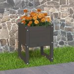 Jardinieră, gri , 40x40x52,5 cm, lemn masiv de pin GartenMobel Dekor