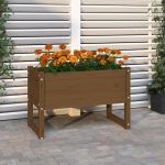 Jardinieră, maro miere, 78x40x52 cm, lemn masiv de pin GartenMobel Dekor