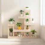 Suport pentru plante, 92x25x97 cm, lemn masiv de pin GartenMobel Dekor