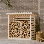 Rastel pentru lemne de foc, 108x73x108 cm, lemn masiv de pin GartenMobel Dekor
