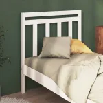 Tăblie de pat, alb, 95x4x100 cm, lemn masiv de pin GartenMobel Dekor