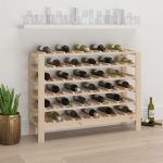 Suport de vinuri, 109,5x30x82 cm, lemn masiv de pin GartenMobel Dekor
