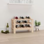 Suport de vinuri, 61,5x30x42 cm, lemn masiv de pin GartenMobel Dekor