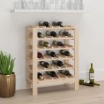 Suport de vinuri, 61,5x30x82 cm, lemn masiv de pin GartenMobel Dekor