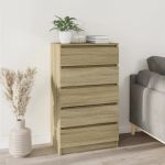 Dulap cu sertar, stejar sonoma, 60x36x103 cm, lemn prelucrat GartenMobel Dekor