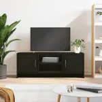 Comodă TV, negru, 102x30x37,5 cm, lemn prelucrat GartenMobel Dekor