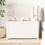 Cutie de depozitare, alb, 80x40x45,5 cm, lemn masiv de pin GartenMobel Dekor
