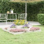 Jardinieră, alb, 112x112x27 cm, lemn masiv de pin GartenMobel Dekor