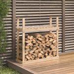 Rastel pentru lemne de foc, 110x35x108,5 cm, lemn masiv de pin GartenMobel Dekor