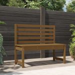 Bancă de grădină, maro miere, 109 cm, lemn masiv de pin GartenMobel Dekor
