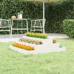 Jardinieră, alb, 80x80x27 cm, lemn masiv de pin GartenMobel Dekor
