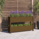 Jardinieră, maro miere, 112x25x66 cm, lemn masiv de pin GartenMobel Dekor