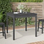 Măsuță de grădină, gri, 82,5x82,5x76 cm, lemn masiv de pin GartenMobel Dekor