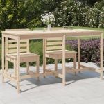 Masă de grădină, 203,5x90x110 cm, lemn masiv de pin GartenMobel Dekor