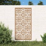 Decor perete de grădină 105x55 cm design Maur oțel Corten GartenMobel Dekor