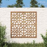 Decor perete de grădină 55x55 cm, design maur, oțel Corten GartenMobel Dekor