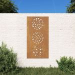 Decorație perete de grădină 105x55 cm design frunze oțel Corten GartenMobel Dekor