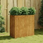 Jardinieră, 80x40x80 cm, oțel corten GartenMobel Dekor