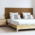 Tăblie de pat pentru perete, maro miere, 166x3x60 cm GartenMobel Dekor