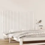 Tăblie de pat pentru perete, alb, 147x3x90 cm, lemn masiv pin GartenMobel Dekor