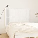 Tăblie de pat pentru perete, alb, 159,5x3x110 cm lemn masiv pin GartenMobel Dekor