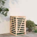 Depozitare coș de gunoi, 84x90x128,5 cm, lemn masiv de pin GartenMobel Dekor