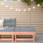 Taburet de grădină, lemn masiv douglas GartenMobel Dekor