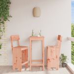 Taburete de bar, 2 buc., 40x48,5x115,5 cm, lemn masiv Douglas GartenMobel Dekor