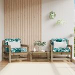 Scaune de grădină, 2 buc., lemn de pin impregnat GartenMobel Dekor