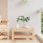 Taburet de grădină, lemn masiv de pin GartenMobel Dekor